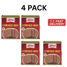 Libby’s Corned Beef 12 oz Can 4 Pack Shelf Stable High Protein Meat picture