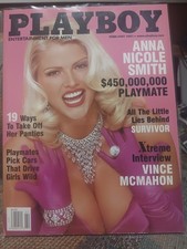 PLAYBOY Magazine Vol 48 #2 February 2001 Anna Nicole Smith  Really Nice picture