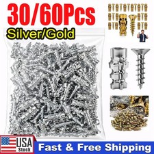 6×14mm Short Expansion Screw Set - 30/60 PCS picture