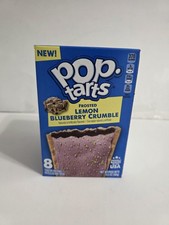  New Limited Edition Kellogg’s Pop Tarts Frosted Lemon Blueberry Crumble (8ct) picture