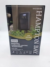 Hampton Bay Low Voltage 200W Digital Landscape Light Lighting Transformer Black picture