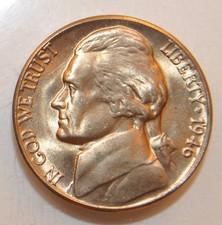 1946 D Jefferson Nickel - Brilliant Uncirculated from original mint roll picture