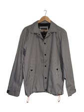 NWT $395 RAG & BONE Men's Salute Gingham Check Coaches Bomber Jacket, Size LARGE picture