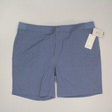 Athleta Women's Trekkie Bermuda 2.0 Shorts Plus Size 26 Blue Pockets Golf NWT picture