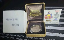 Rarities Mint Disney Snow White 50th Anniversary THE PRINCE 1 Oz. Silver Box COA picture