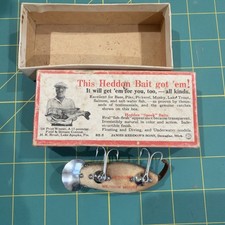 Used Vintage Heddon Meadow Mouse Fishing Lure F200GM w/Box picture