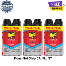 Raid Ant Roach Insect Killer Spray, Indoor/Outdoor Bug Spray, Fresh Scent, 6Pack picture