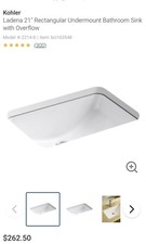 KOHLER K-2214-0 Ladena Undercounter 21