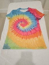 Tie Dye  Adult Pigment Dyed Stylish T-Shirt. XL picture