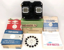 Antique 1940s Sawyer's View-Master Stereoscope With Original Box & 50 Reels picture