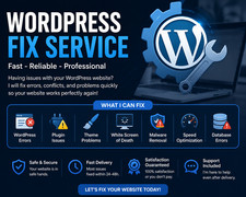 Wordpress Website Repair ( Website Fix) Great Buy Just Try picture