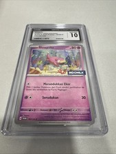CGC 10 Pokemon 2024 Indomilk Slowpoke Indonesia Promo Card 197/SV-P picture