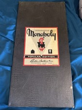 Parker Brothers Monopoly Popular Edition Vintage Finance Board Game 1946 picture