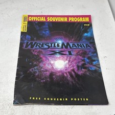 WRESTLEMANIA 11 XI WWF WWE Official Program  picture