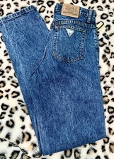 VTG 80s Deadstock Guess Georges Marciano Jeans 22001 Dark Acid Wash NWT.  1980s picture