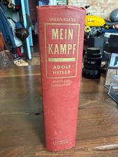 Adolf Hitler Mein Kampf 1939 Complete Unabridged Annotated First Edition - RARE picture