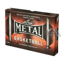 2021-22 Leaf Metal Basketball Hobby Box picture