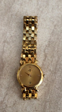 Vintage RAIMOND WEIL 18k Electroplated Quartrz Men's Watch 9137-2 picture