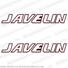 Fits 2000-2001 Javelin Boat Decals (Set of 2) picture