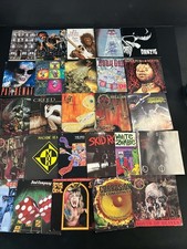 Huge Metal Rock CD Booklet Liner Notes Lot 26pc Slayer Korn Ozzy Insert Only picture