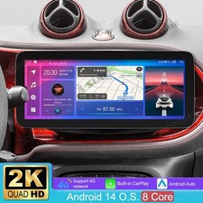 12.3'' 4+64G Android 15 GPS Stereo Radio For Benz Smart Fortwo 2014-2022 Carplay picture