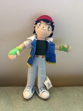 Vintage Play-By-Play Pokemon Ash Ketchum Plush picture