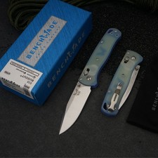 Benchmade 535 Bugout S30V Jade Green G10 Satin Drop Point EDC Pocket Knife picture