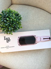 L'ange Le Vite Ceramic Straightening Brush Blush Dual Voltage 450°F picture