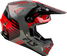 FLY RACING FORMULA CP SLICE HELMET GREY/RED/BLACK med  73-0051M picture
