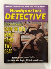 Headquarters Detective July 1976 X-Rated Murders True Crime Pulp Magazine picture