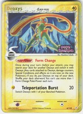 Pokemon Deoxys 6/110 Rare Holon Phantoms Pokemon Reverse Holo MP picture