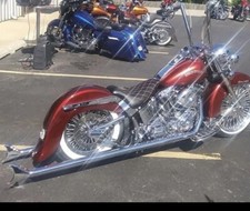 Harley Davidson Cholo vicla Heritage Classic Softail Fiberglass Rear Fender picture