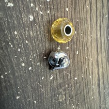 Trollbeads Sparrow  Retired Silver 925 Bead, 2 piece lot  picture