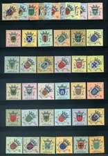 Angola 448-488, 1963 Coats of Arms Complete Set, Mint NH, Scott $47.80 picture