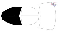 Computerized Custom PreCut 2Ply Window Tint Film Kit For 1997-2001 Camry Sedan picture