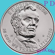 2026 P&D GETTYSBURG ADDRESS TWO UNCIRCULATED QUARTER SET in 2x2 PRESALE Nov 13th picture