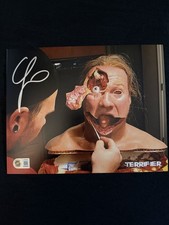 Chris Jericho signed Terrifier 8X10 photo W/ Beckett witnessed COA picture