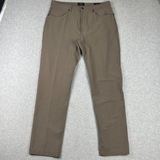 Proof 72 Hour Merino Wool Pants Straight Fit Stretch 34x32 Mens Beige Huckberry picture