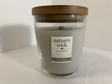 Nature's Wick by WoodWick Teakwood Scented Jar Candle 10oz Pluswick Innovation picture