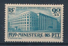 France 1939 : PTT - Good stamp very fine MNH. Catalog value 52€ picture