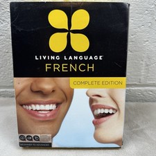Living Language French 3 Books + Notebook Beginner Advanced Course No CDs picture