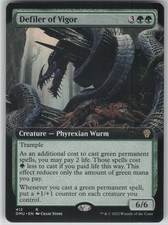 MTG Defiler of Vigor (Extended Art) 412 Dominaria United NM picture