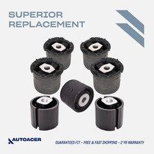 AUTOACER - 7p Rear Axle Subframe Mounts Bushings For BMW X5 X6 E53 E71 E72 00-14 picture