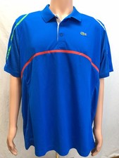 NWT Lacoste Sports Men's  Ultra Dry Fit Tennis Polo, Blue, size Small picture