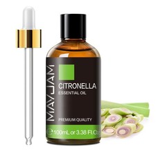 MAYJAM 3.38 oz Citronella Essential Oil 100% Pure Undiluted Natural Aromatherapy picture