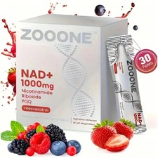 NR1000 NAD+ Berry Drink Mix–ZOOONE, Skin Aging & Anti-Aging Support,30 Servings picture