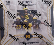 2026 Onit Signature Series Michigan Wolverines Football Platinum Box 1 Auto picture