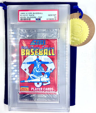1988 SCORE BASEBALL PLASTIC PACK MARK McGWIRE ON TOP PSA 10 GEM MINT PSA ENCASED picture
