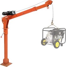 1100 Lbs Truck Hoist Crane Folding Truck Mounted W/Electric Winch 3500Lbs Pickup picture