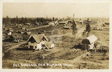 Birdseye View c.1915 Plummer ID Idaho RPPC Photo Postcard COPY picture